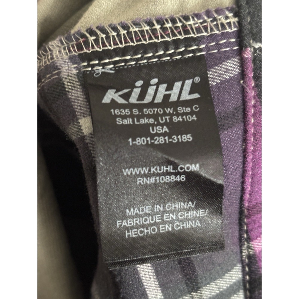 Kuhl Womens 10 Medium Corduroy Skirt Asymmetrical Button Closure Pockets - Picture 5 of 8